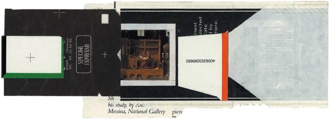 collage with St. Jerome in his Study, 1997, Mirjam Kuitenbrouwer