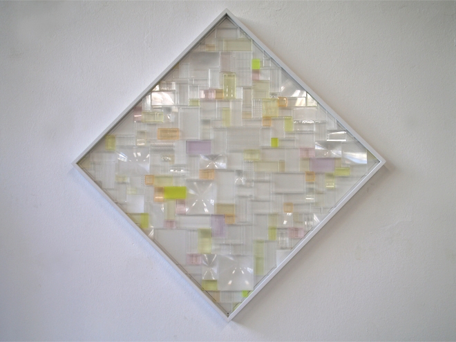 Lozenge composition after Mondrian, 2008, Mirjam Kuitenbrouwer